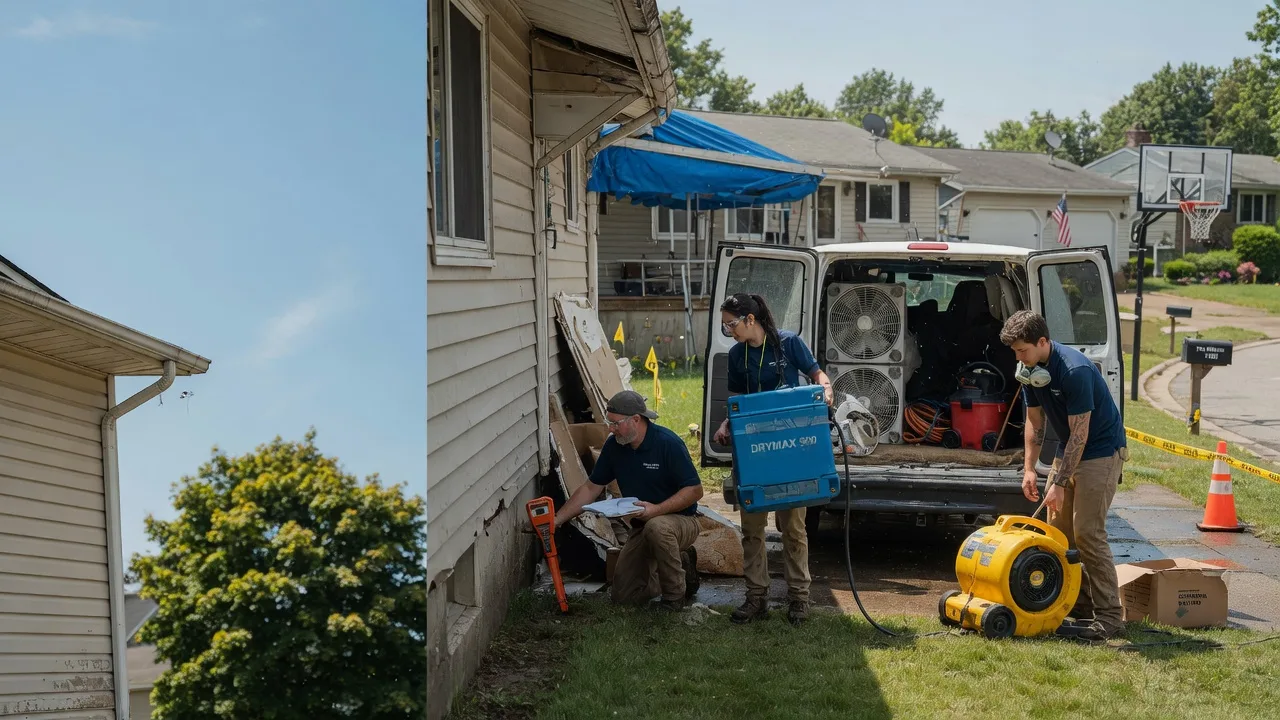 Ceiling Leak Cleanup in Prairieburg, IA near me